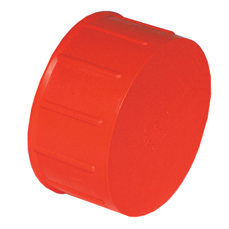 ABS-DWV Polyethylene Orange Flexible Test Cap