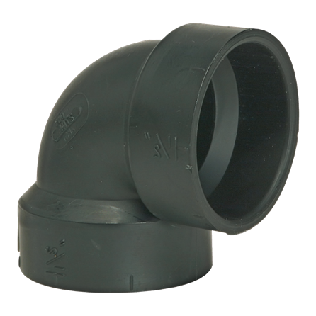 ABS-DWV 90˚ Vent Elbow 