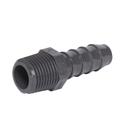 PVC Sch 40 Hose Adapter (grey)