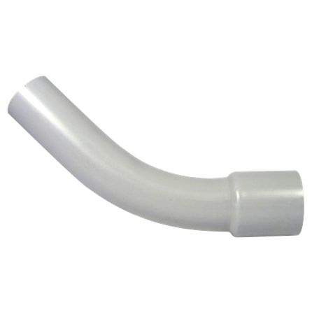 Coude 45° pour conduit en PVC 