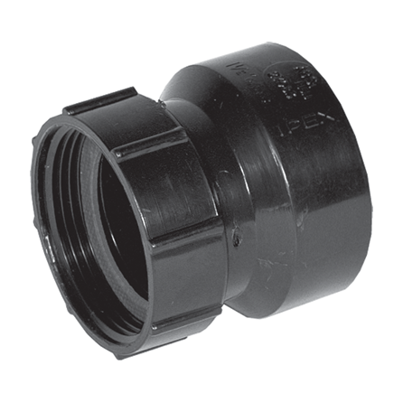 ABS-DWV Swivel Nut (Sink Adapter)-  ABS Pipe to Tray Plug