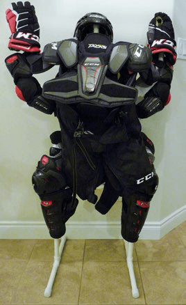 Sturdy PVC Hockey Gear Drying Rack