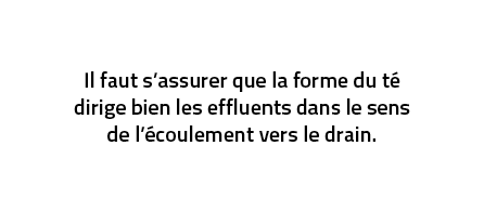 Raccord en T sanitaire ABS et drainage et aération Bow, convient aux  moyeux, 2 x 1 1/2 po